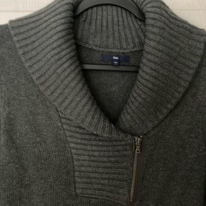 Gap grey cowl neck sweater